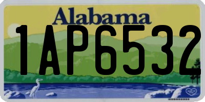 AL license plate 1AP6532