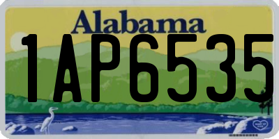 AL license plate 1AP6535