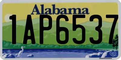AL license plate 1AP6537