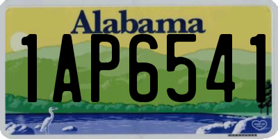 AL license plate 1AP6541