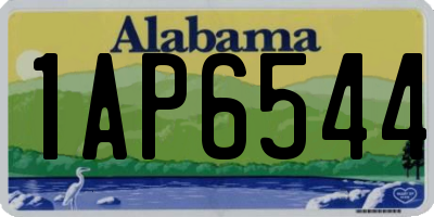 AL license plate 1AP6544