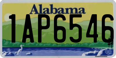 AL license plate 1AP6546