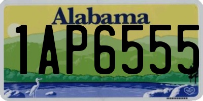 AL license plate 1AP6555