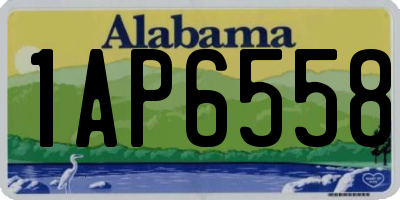 AL license plate 1AP6558