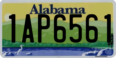 AL license plate 1AP6561