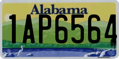 AL license plate 1AP6564