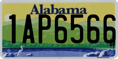 AL license plate 1AP6566