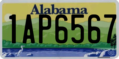 AL license plate 1AP6567