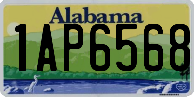 AL license plate 1AP6568