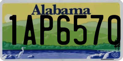 AL license plate 1AP6570