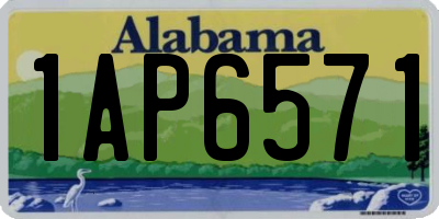 AL license plate 1AP6571