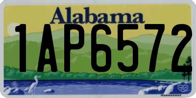 AL license plate 1AP6572