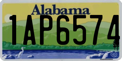 AL license plate 1AP6574