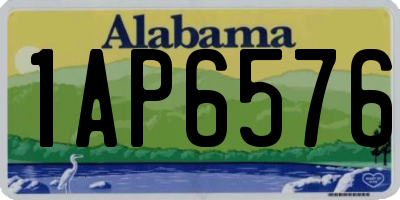 AL license plate 1AP6576