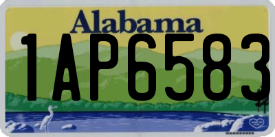 AL license plate 1AP6583