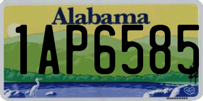 AL license plate 1AP6585