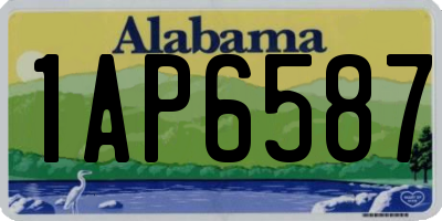 AL license plate 1AP6587