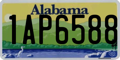 AL license plate 1AP6588