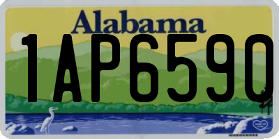 AL license plate 1AP6590