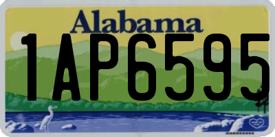 AL license plate 1AP6595