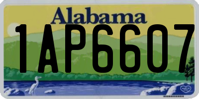 AL license plate 1AP6607