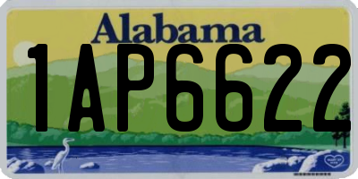 AL license plate 1AP6622