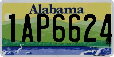 AL license plate 1AP6624