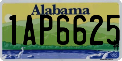 AL license plate 1AP6625