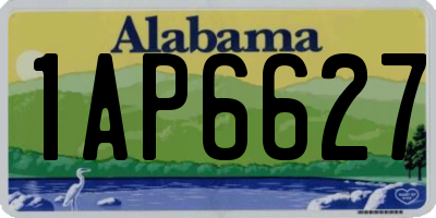 AL license plate 1AP6627