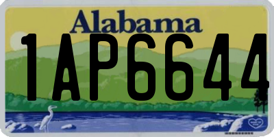AL license plate 1AP6644