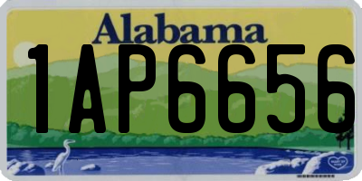 AL license plate 1AP6656