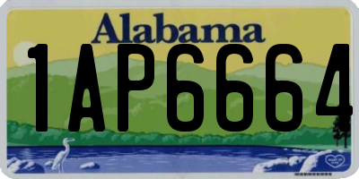 AL license plate 1AP6664