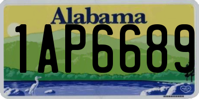 AL license plate 1AP6689