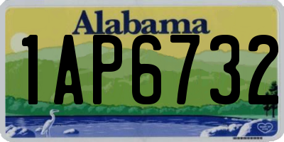 AL license plate 1AP6732