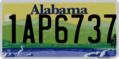 AL license plate 1AP6737