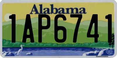 AL license plate 1AP6741