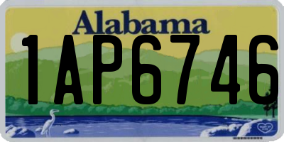 AL license plate 1AP6746
