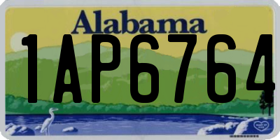 AL license plate 1AP6764