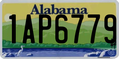 AL license plate 1AP6779