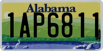 AL license plate 1AP6811
