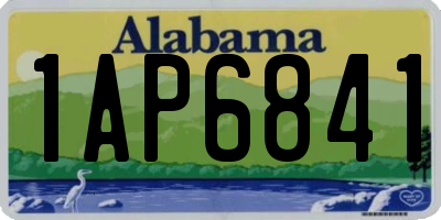 AL license plate 1AP6841