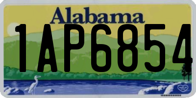 AL license plate 1AP6854