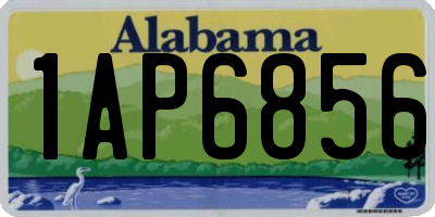 AL license plate 1AP6856