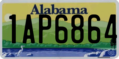 AL license plate 1AP6864