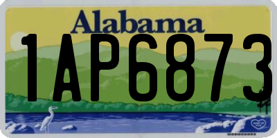 AL license plate 1AP6873
