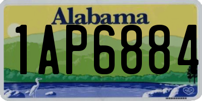 AL license plate 1AP6884