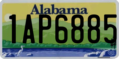 AL license plate 1AP6885