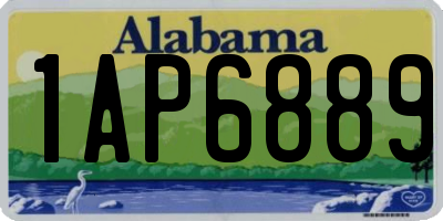 AL license plate 1AP6889