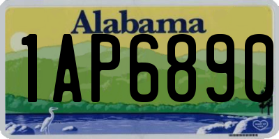 AL license plate 1AP6890