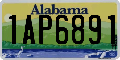 AL license plate 1AP6891